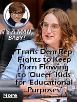Democratic Minnesota state Rep. Leigh Finke claims pornography could be ''educational'' for ''queer'' children while arguing against a law requiring age verification to access adult web sites. The legislation HF 1434, would require age verification for sites deemed ''harmful to minors,'' with sites failing to do so being subject to civil action from the state attorney general. Finke, a biological male who identifies as a woman, claimed current sex education was not being provided for LGBT youth.